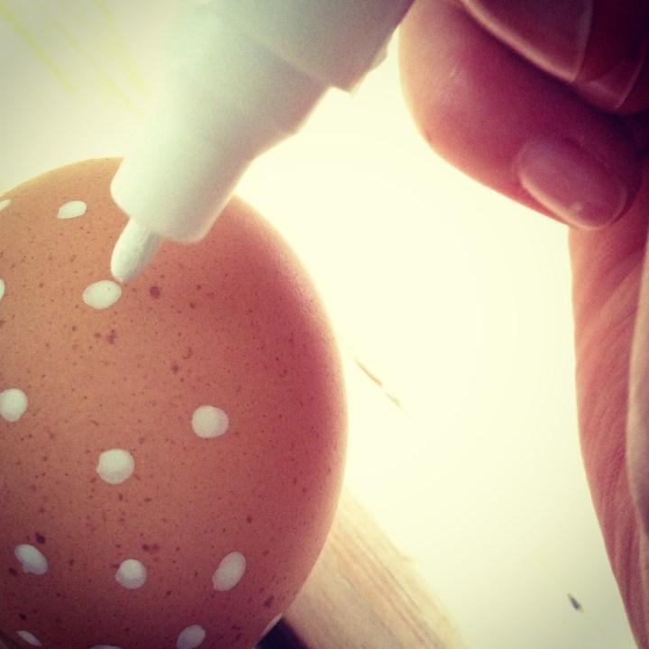 Paint Pen Easter Egg Art