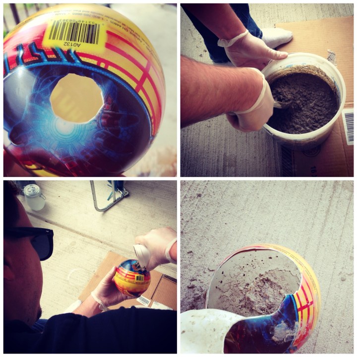 DIY Industrial Home Decor // Concrete Ball