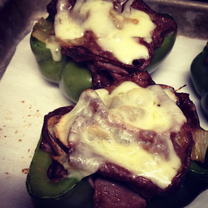 Roast Beef Stuffed Peppers