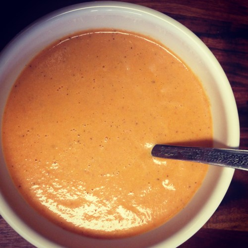 Fresh Creamy Tomato Soup with Basil