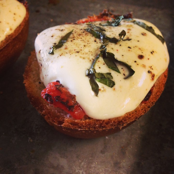 Bruschetta with Fresh Mozzarella