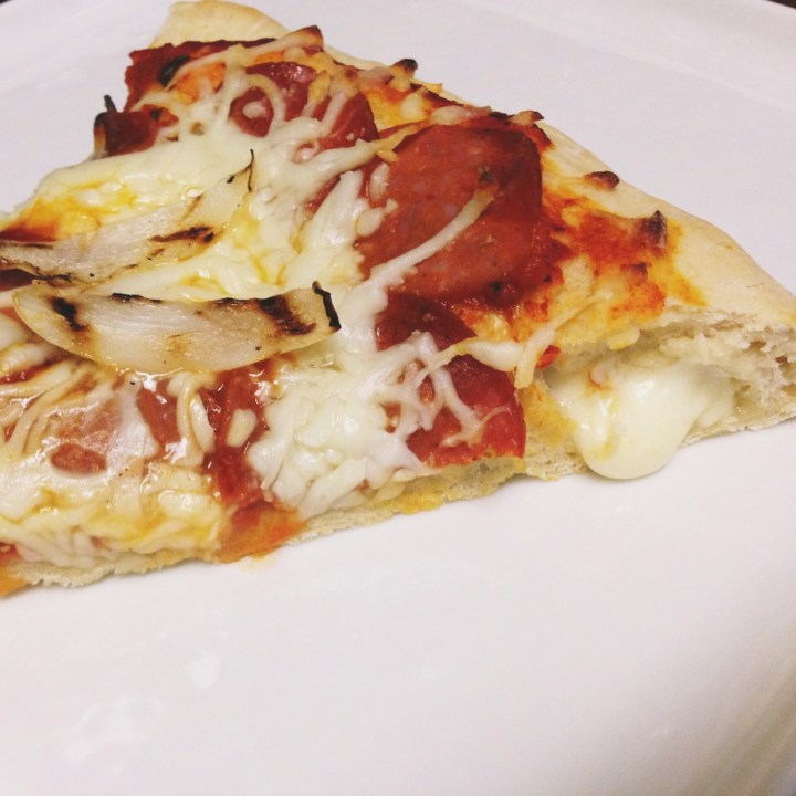 Homemade Stuffed Crust Pizza