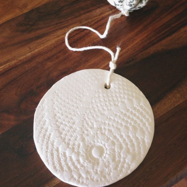 Texturing Clay // Wind Chime Project