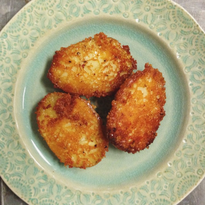 Parmesan Crusted Baked Potatoes