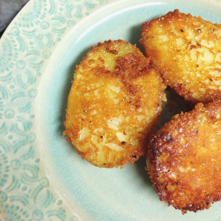 Parmesan Crusted Baked Potatoes