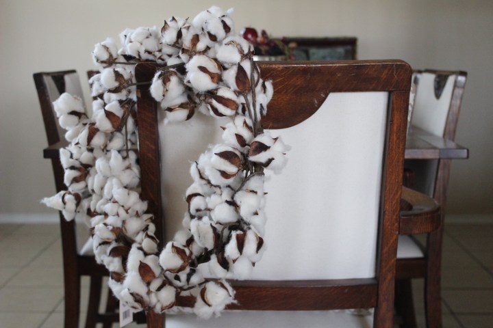 Cotton Fall Wreath www.gustoandgraceblog.com 
