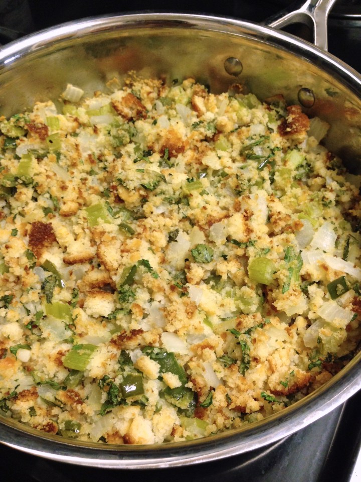 Spicy Southwest Cornbread Dressing