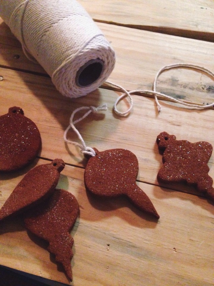 Shimmer Cinnamon Ornaments