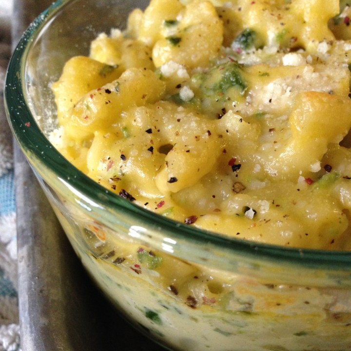 Poblano Chicken Macaroni and Cheese