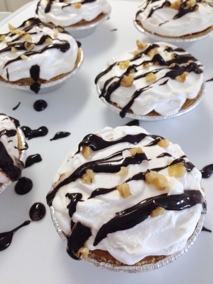 No-Bake Banana Split Desserts